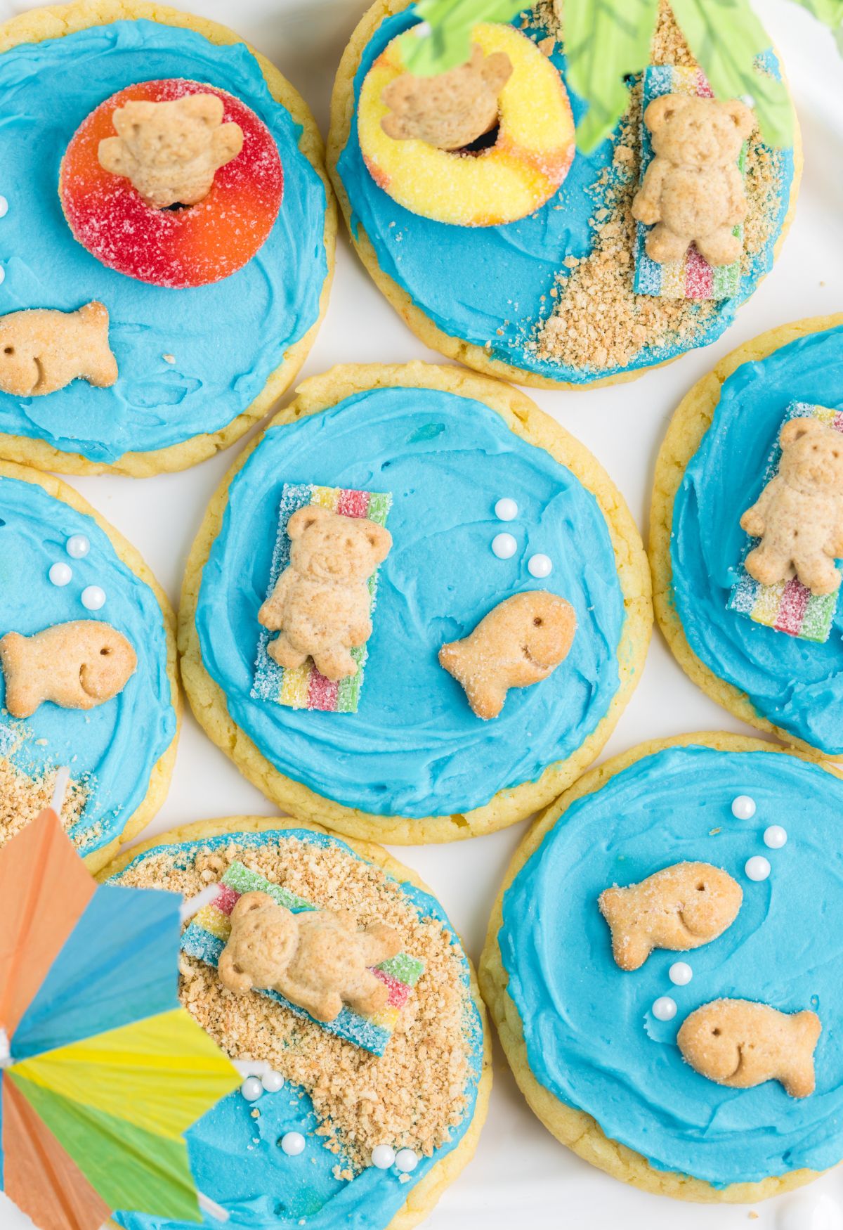 Beach party cookies